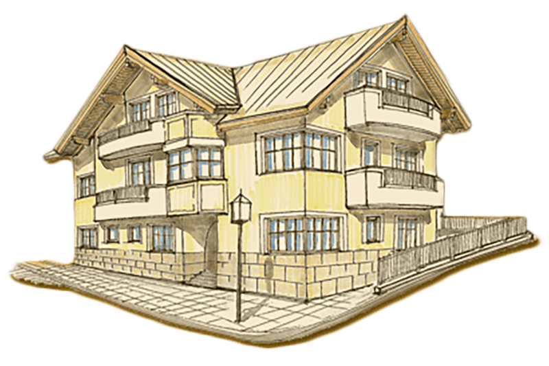 Apart Bergkristall gemalt