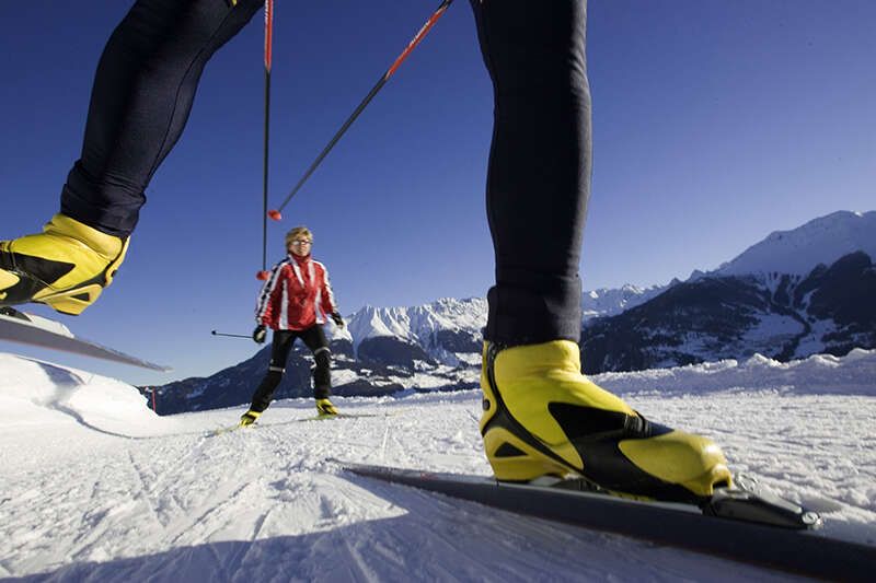Cross-country skiing in Serfaus Tyrol