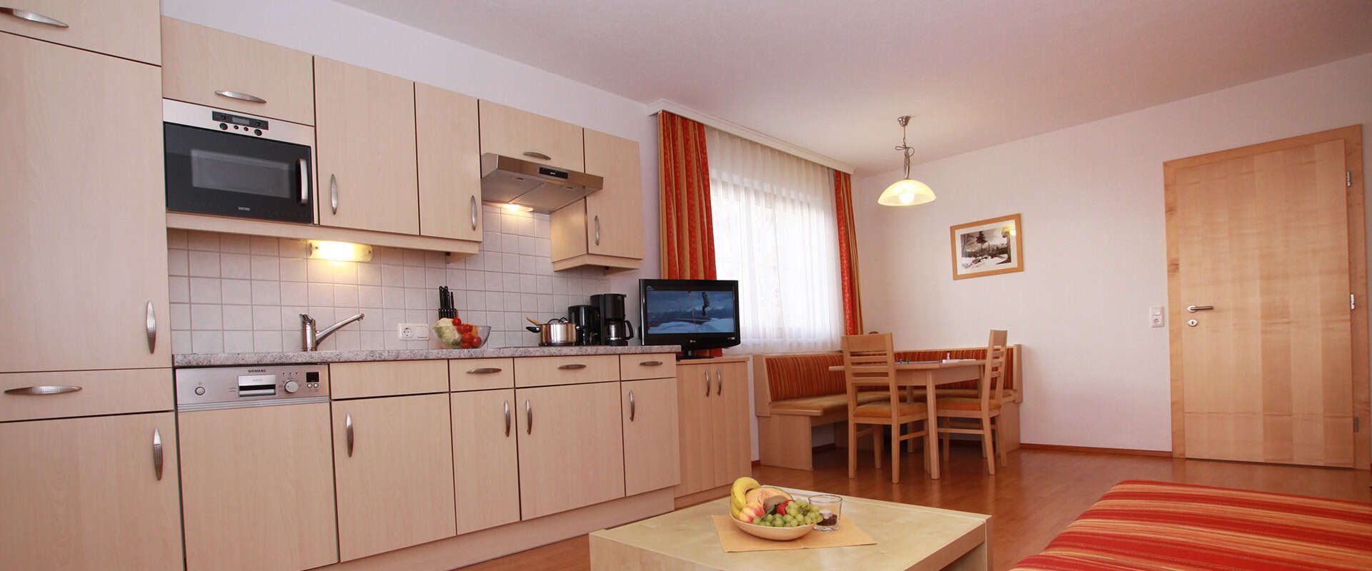 Apart Bergkristall with holiday flat including kitchen in Serfaus