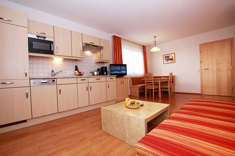 Apartment 3 mit Küche im Apart Bergkristall